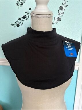 Black Mock Turtleneck Dickie - Layering Camisole Insert